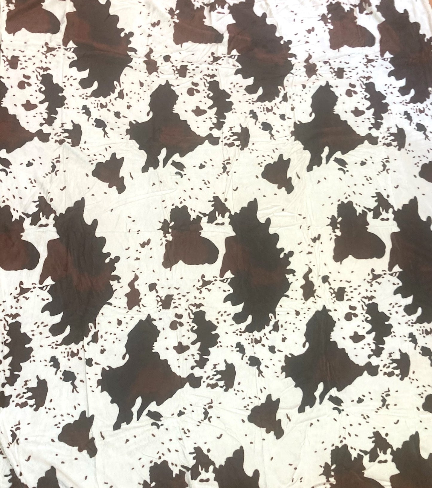 Cow Print Blanket, Soft Fleece Flannel Cozy Cow Blankets