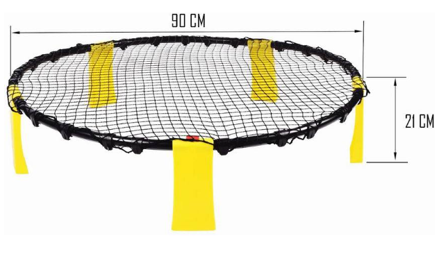 RoundNet Game Set - Outdoor Lawn, Beach & Tailgating Roundnet Game for Kids, Teens & Adults