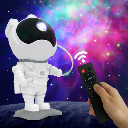 Astronaut Galaxy Night Light Space Projector - Starry Nebula Ceiling LED Lamp with Timer and Remote
