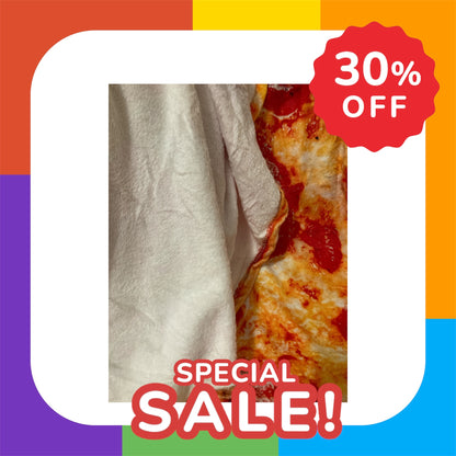 Pepperoni Pizza Blanket, 71 Inch, Flannel Throw Blanket Funny Birthday Gifts for pizza lover